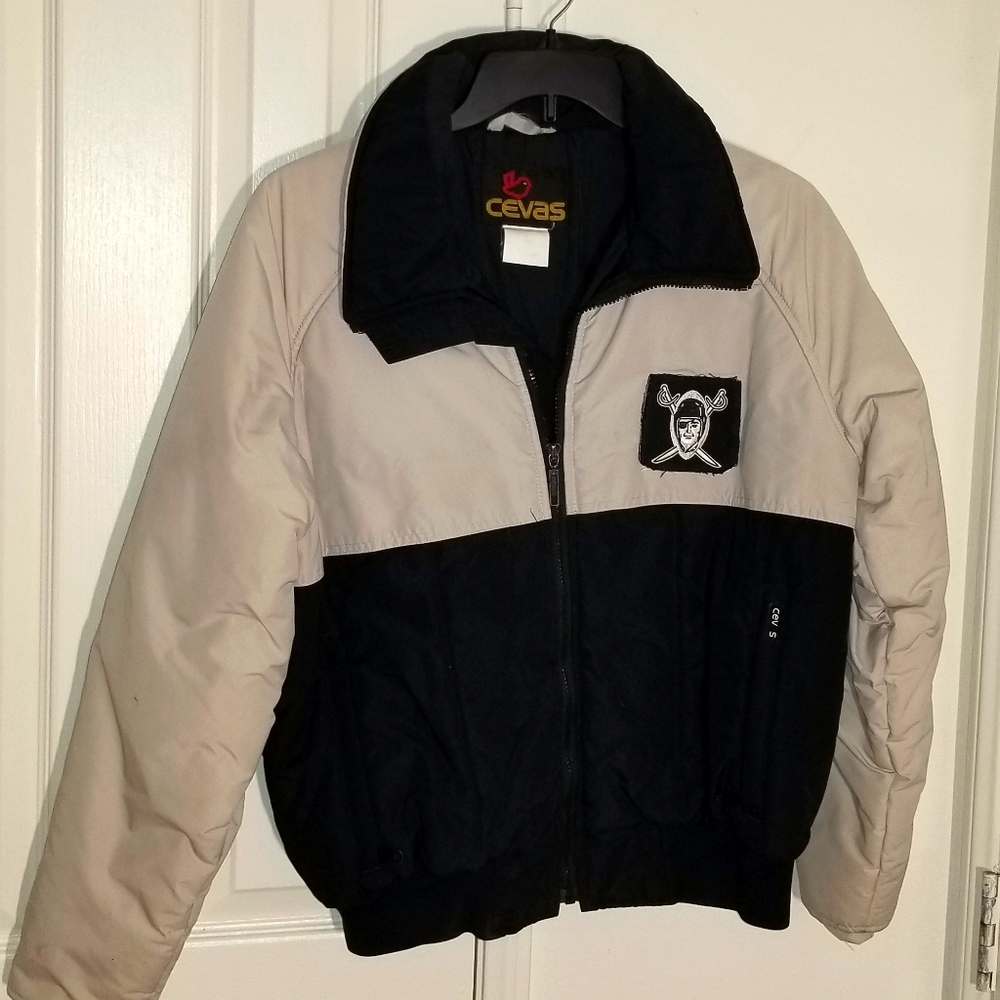 Jacket.  Vintage Raiders NFL
